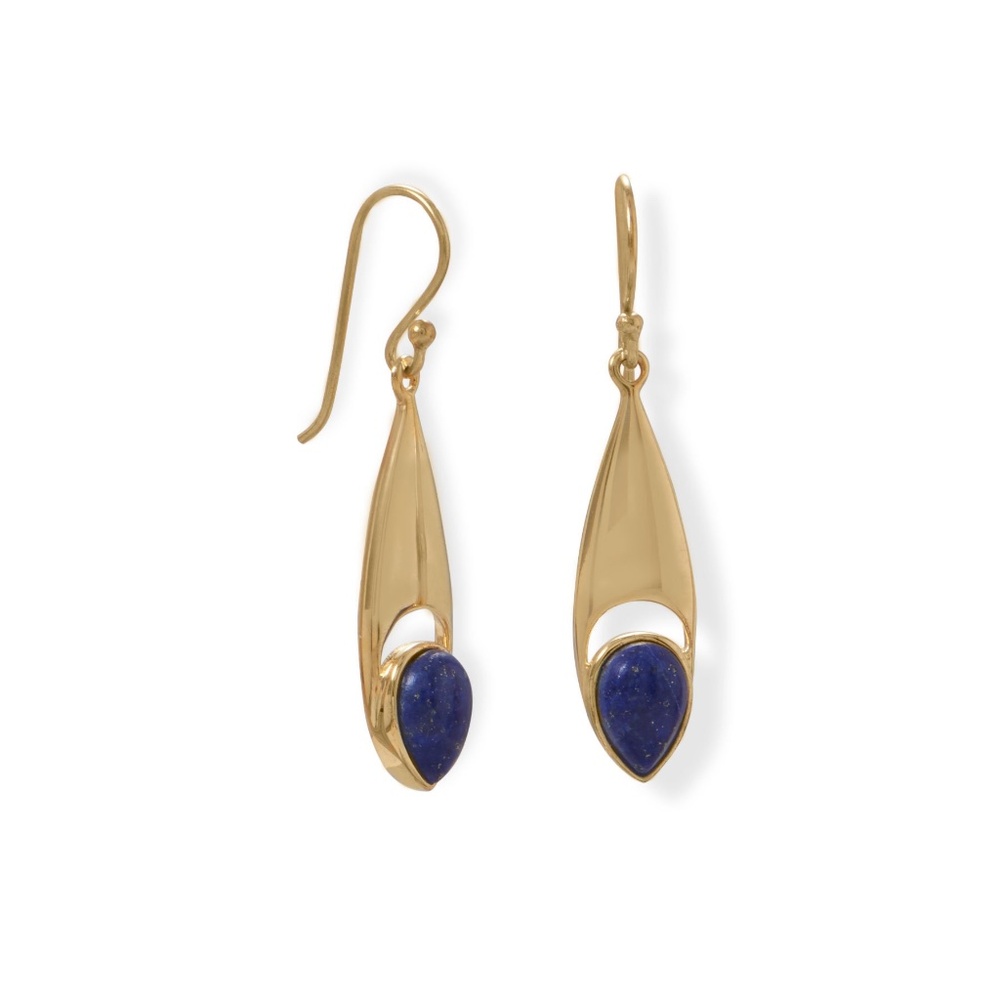 New! Lapis Drop Earrings